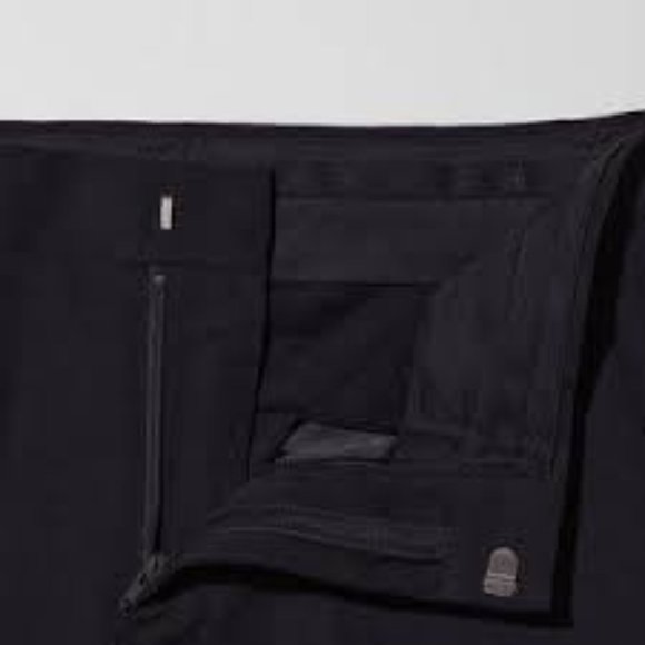 Jil Sander / Uniqlo +J - Women Dark Navy Wool Split Hem Trouser Slim Pant SZ 0 - Picture 11 of 17